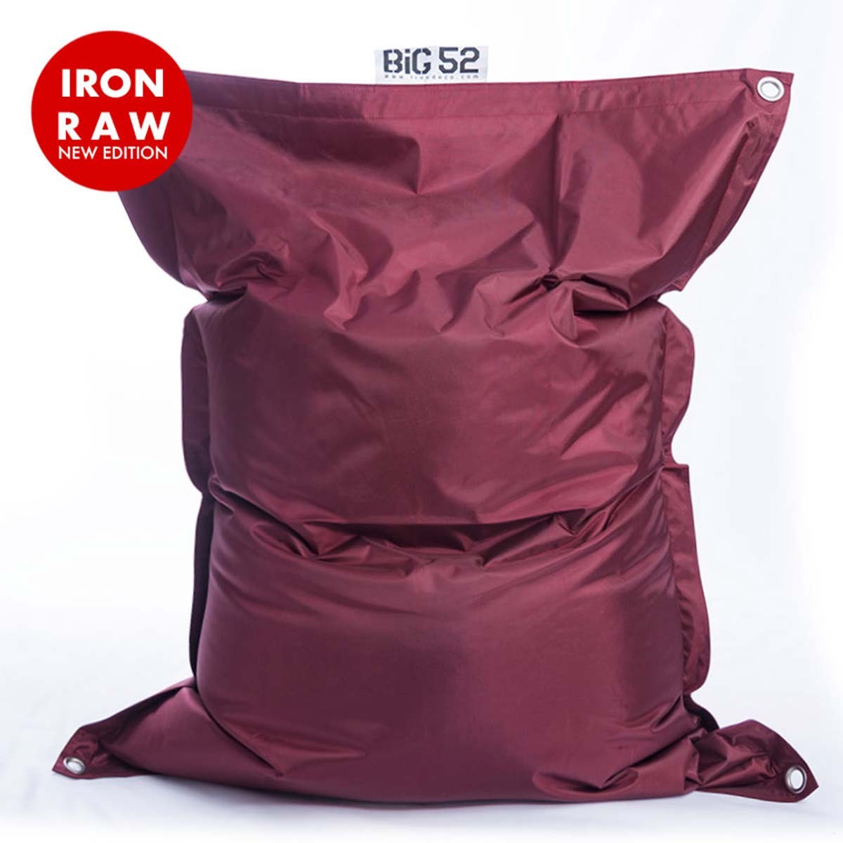 Leere Hülle Outdoor Sitzsack IRON RAW Pflaume
