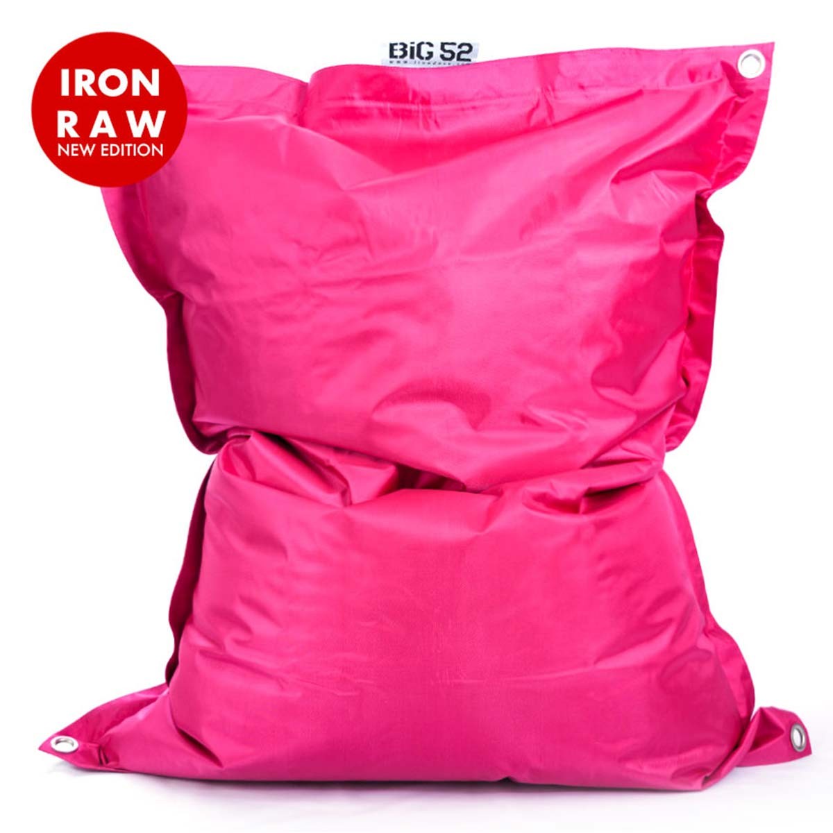 Housse Vide Pouf Extérieur IRON RAW Rose