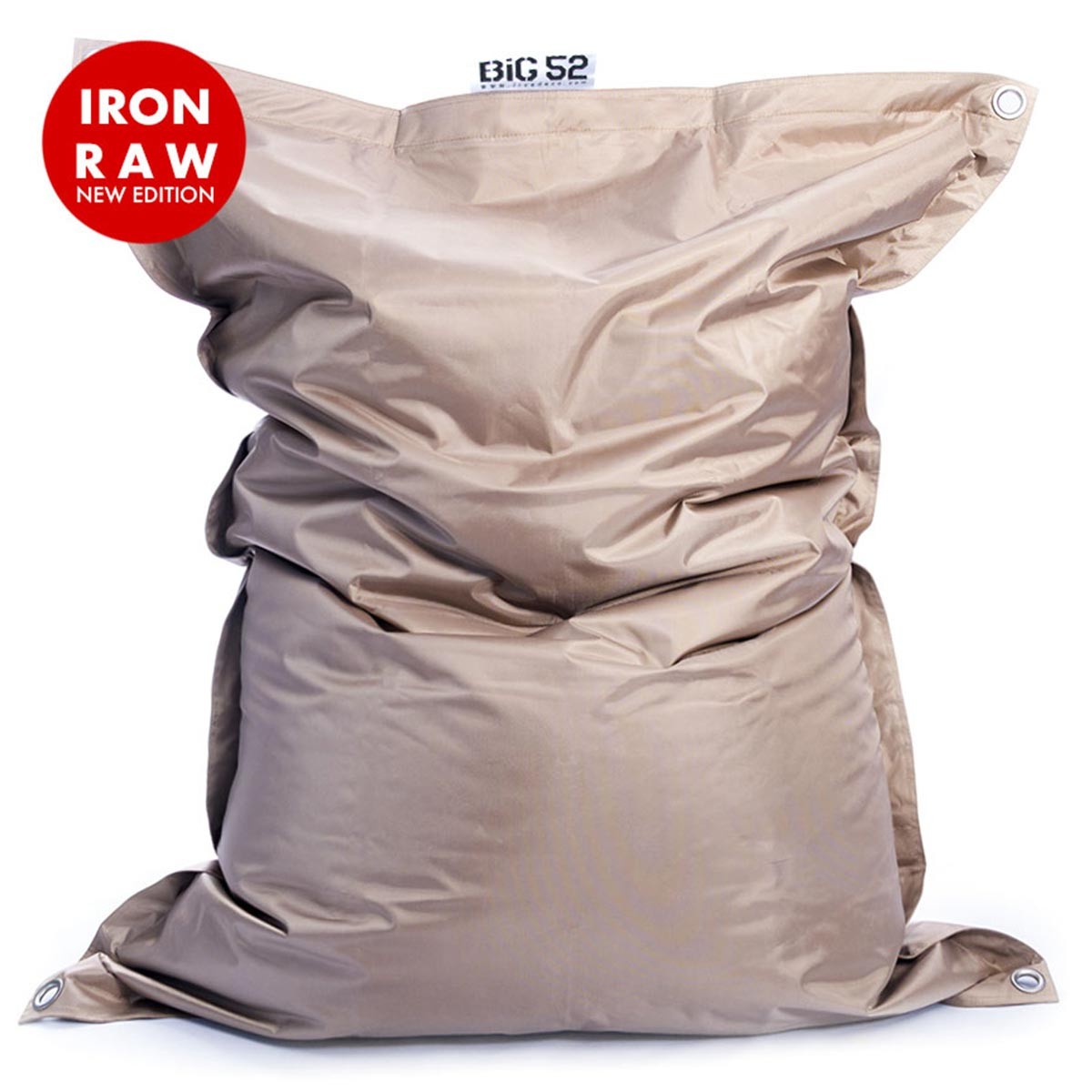 Housse Vide Pouf Extérieur IRON RAW Beige Sable