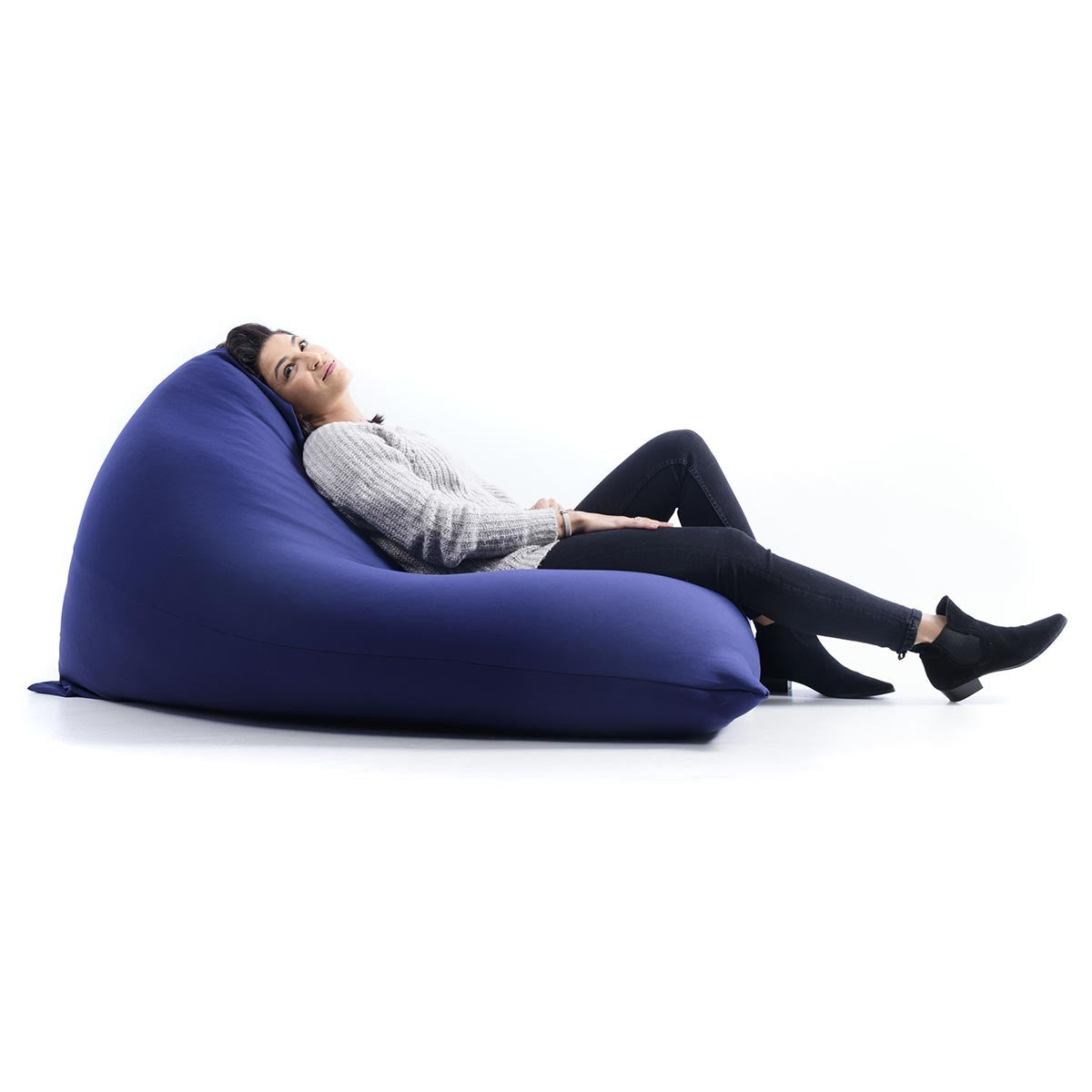 Stretch Sitzsack Berlingot Marineblau