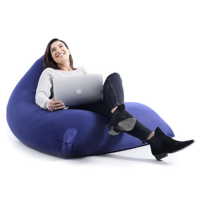 Stretch Sitzsack Berlingot Marineblau