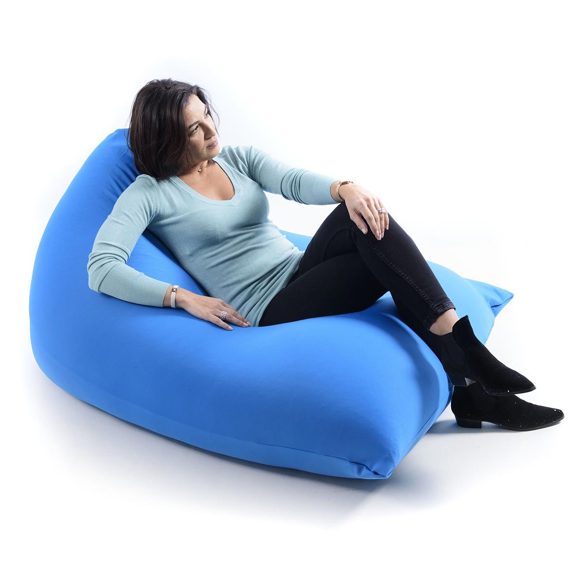 Stretch Sitzsack Berlingot Blau