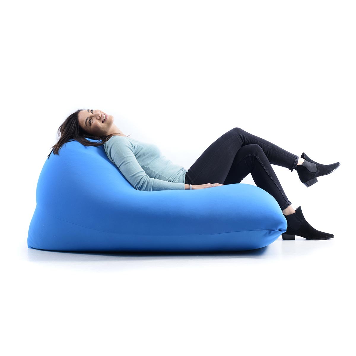 Stretch Sitzsack Berlingot Blau