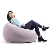 Stretch Sitzsack Pouf Taupe