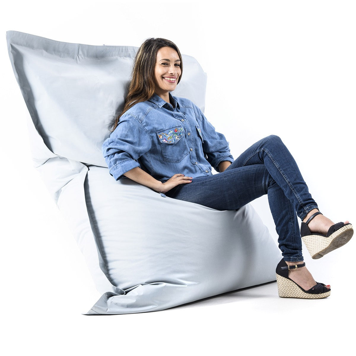 Riesiger XXL Sitzsack Grau