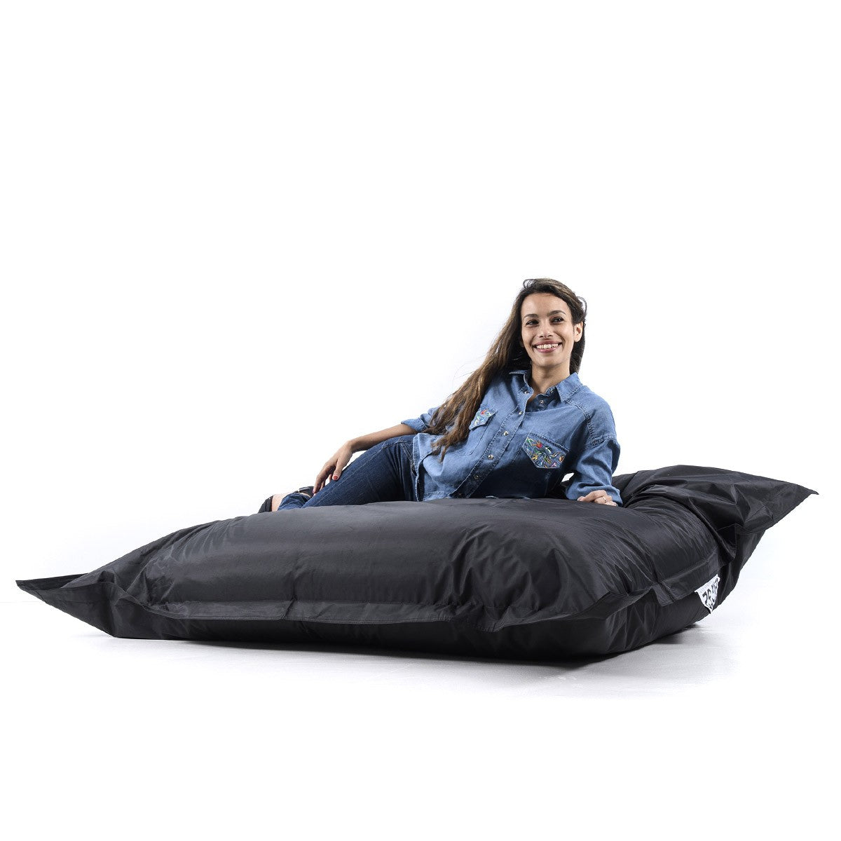 Riesiger XXL Sitzsack Schwarz