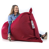 Riesiger XXL Pouf Bordeaux