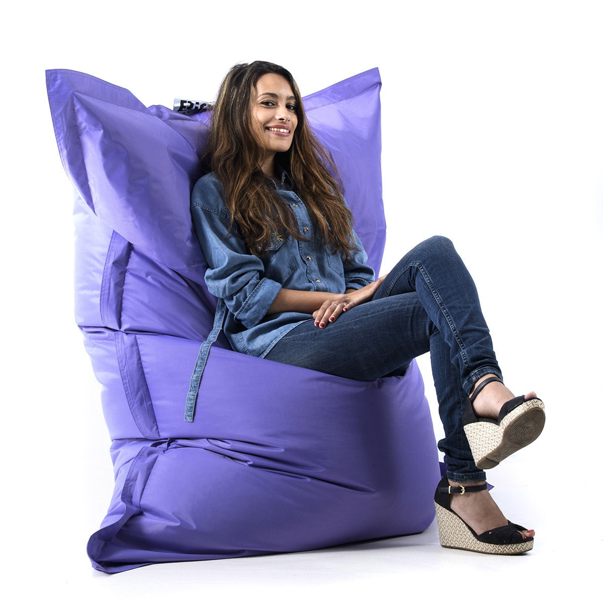 Riesiger XXL Sitzsack Violett