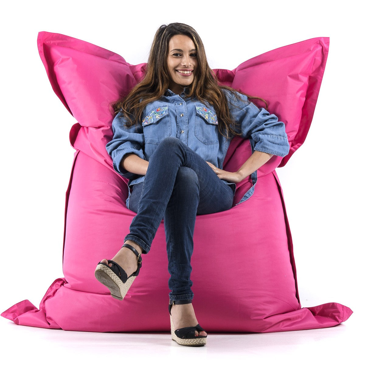 Riesiger XXL Sitzsack Rosa