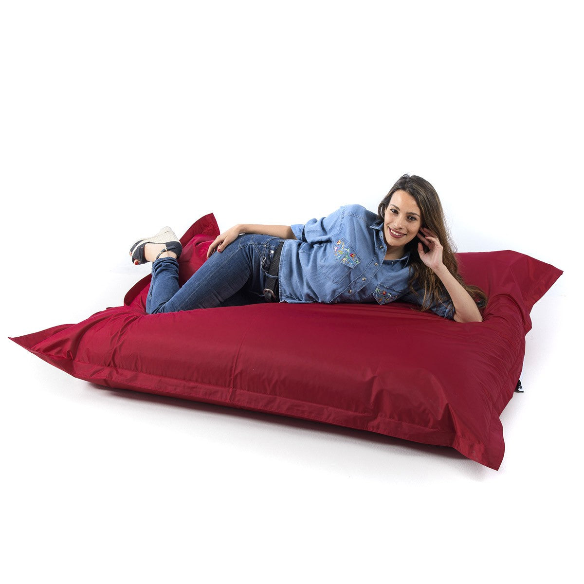 Copertura Vuota Pouf XXL Bordeaux CLASSIC