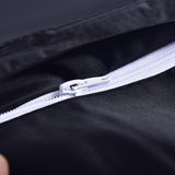 Hülle Leerer Pouf XXL Schwarz KLASSISCH