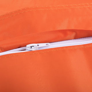 Hülle Leerer Pouf XXL Orange KLASSISCH