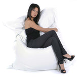 Pouf Similpelle Bianco