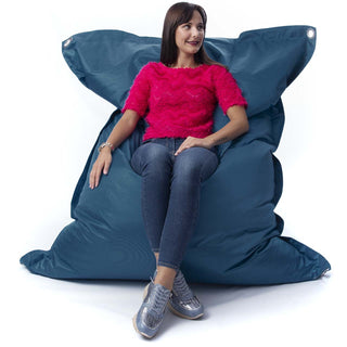 Außenpouf Petrol IRON RAW