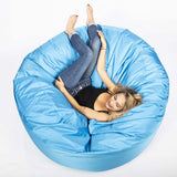 Giant Outdoor Pouf TiTAN Turquoise Blue