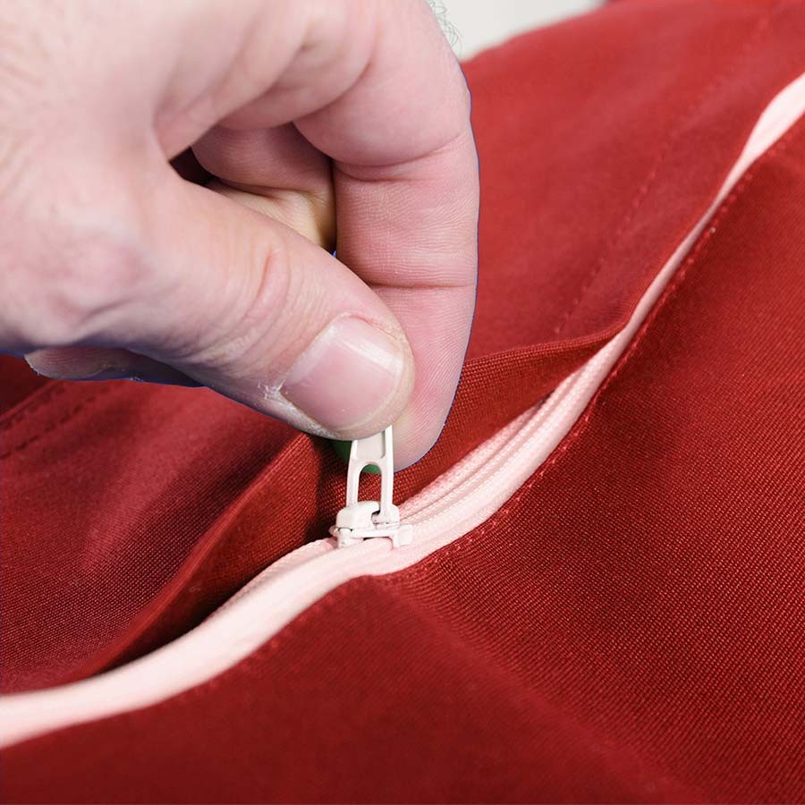 Pouf Vela Barca Rosso