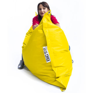 Außenpouf Gelb IRON RAW