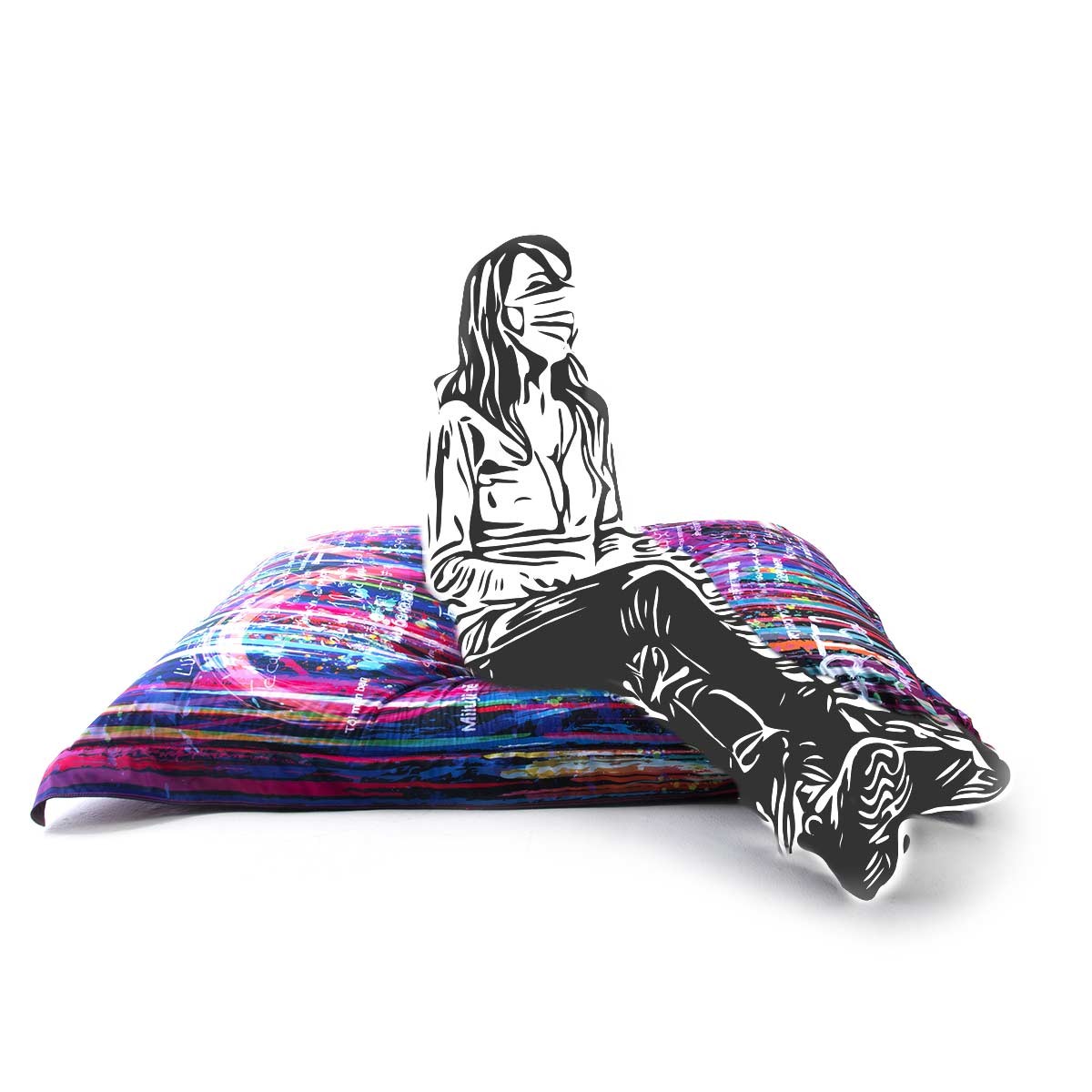 Puff Gigante ART52® - Te Amo - Amor Universal