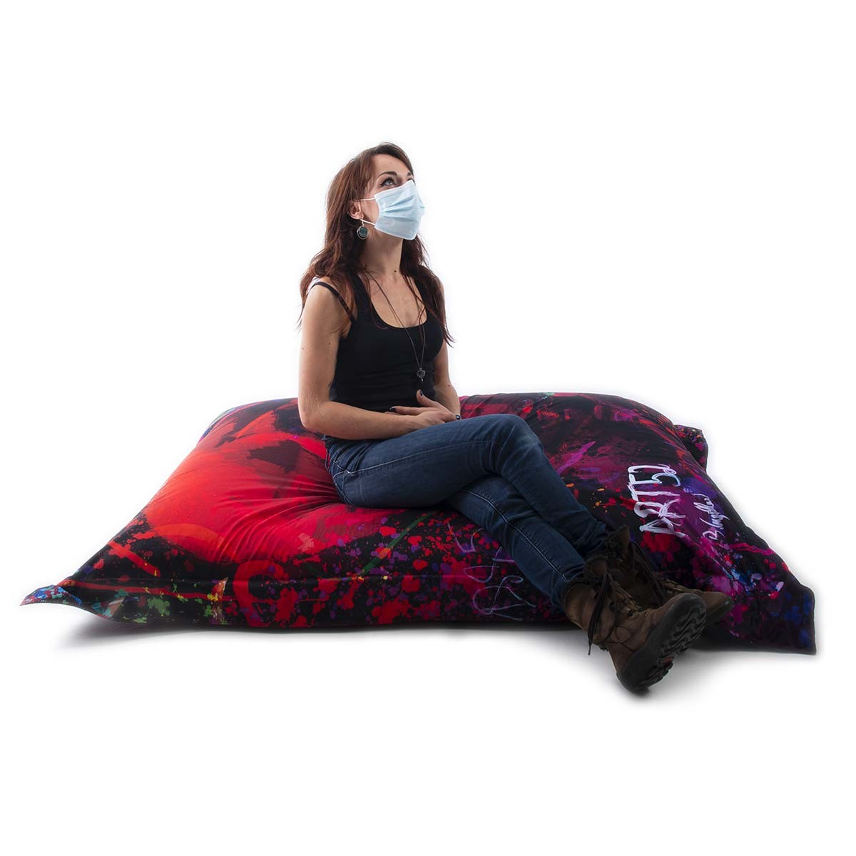 Riesensitzsack ART52® - Roter Schädel