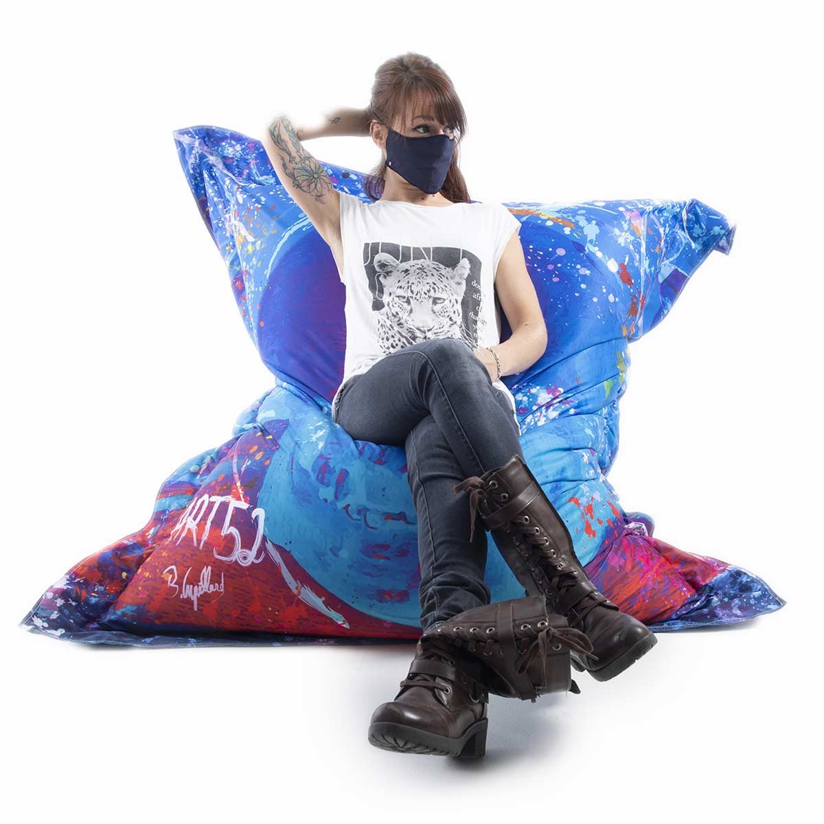 Pouf Gigante ART52® - Vanità Blu