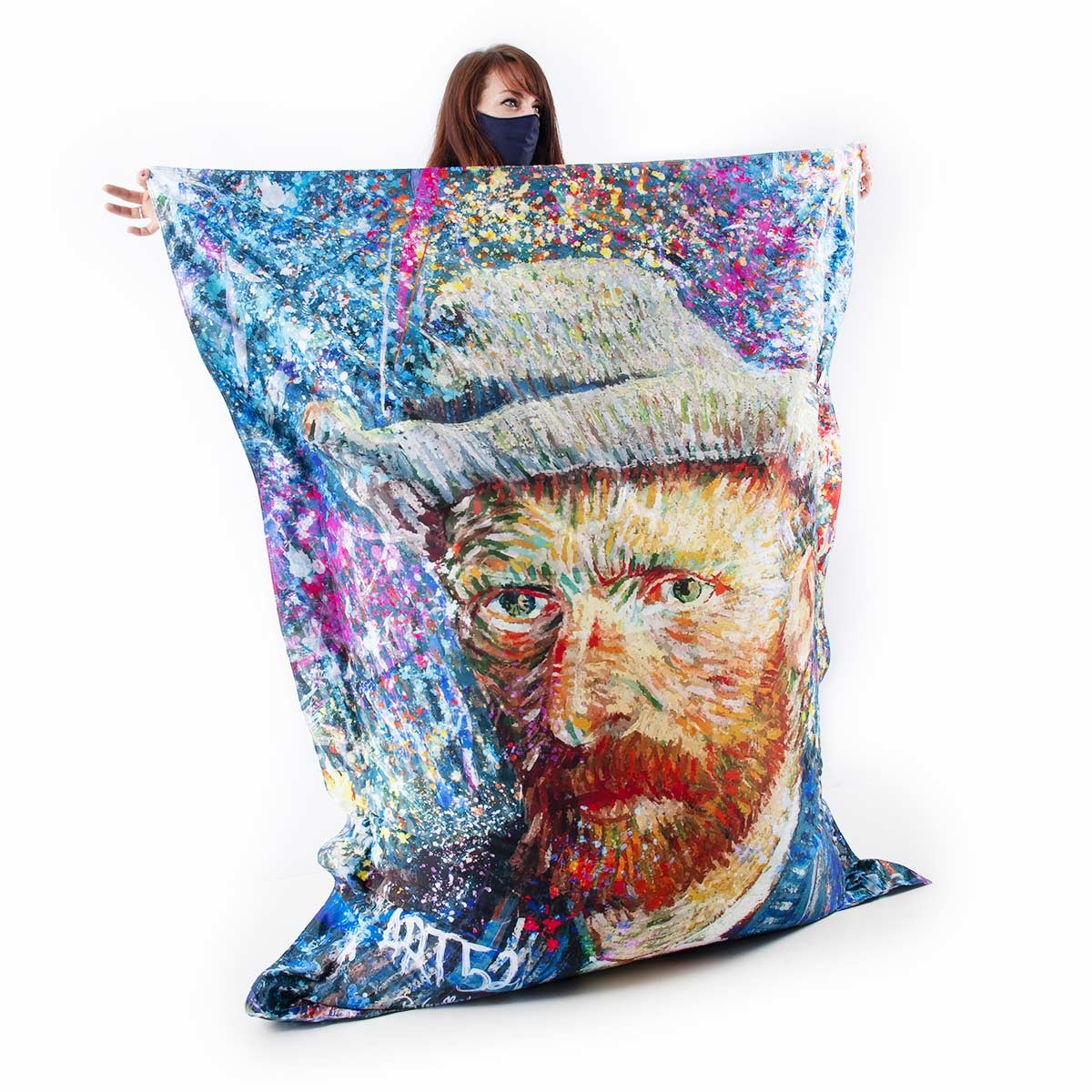 Giant Pouf ART52® - Van Gogh POP