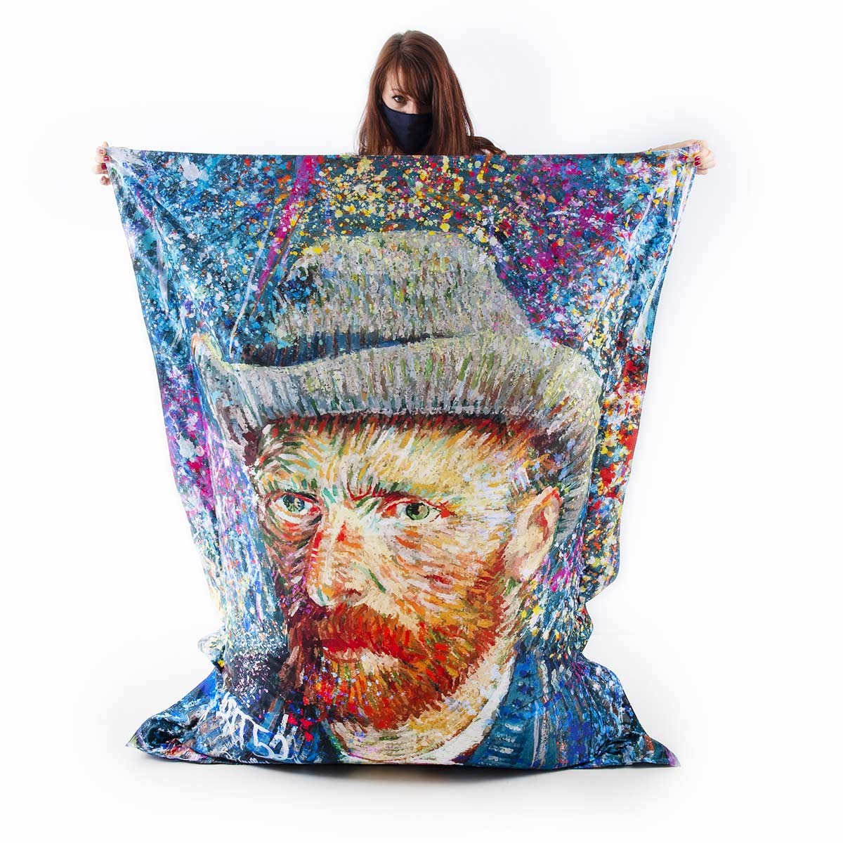 Giant Pouf ART52® - Van Gogh POP