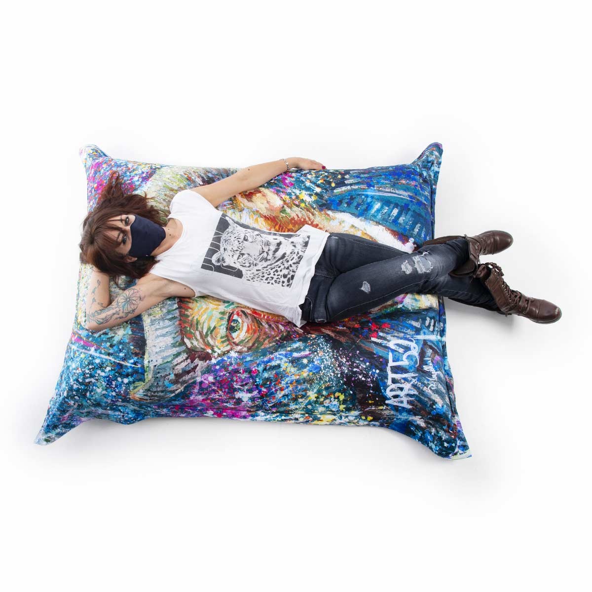 Giant Pouf ART52® - Van Gogh POP