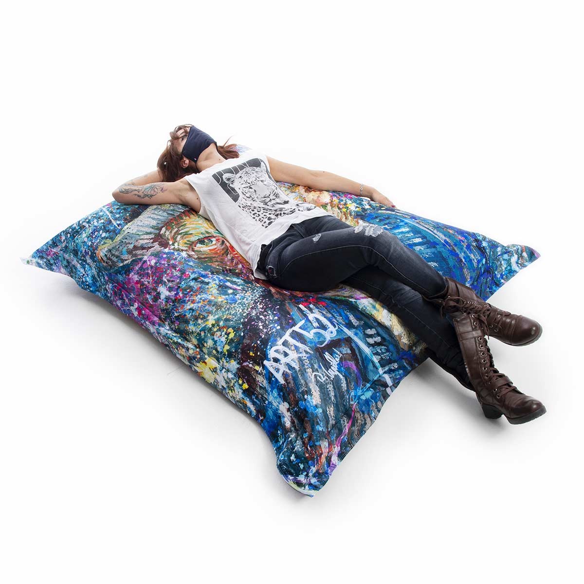 Giant Pouf ART52® - Van Gogh POP