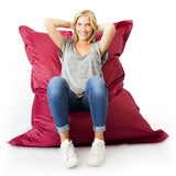 Riesiger XL Pouf Bordeaux