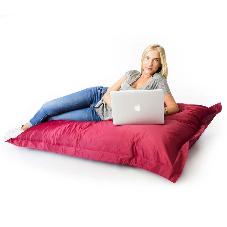 Riesiger XL Pouf Bordeaux