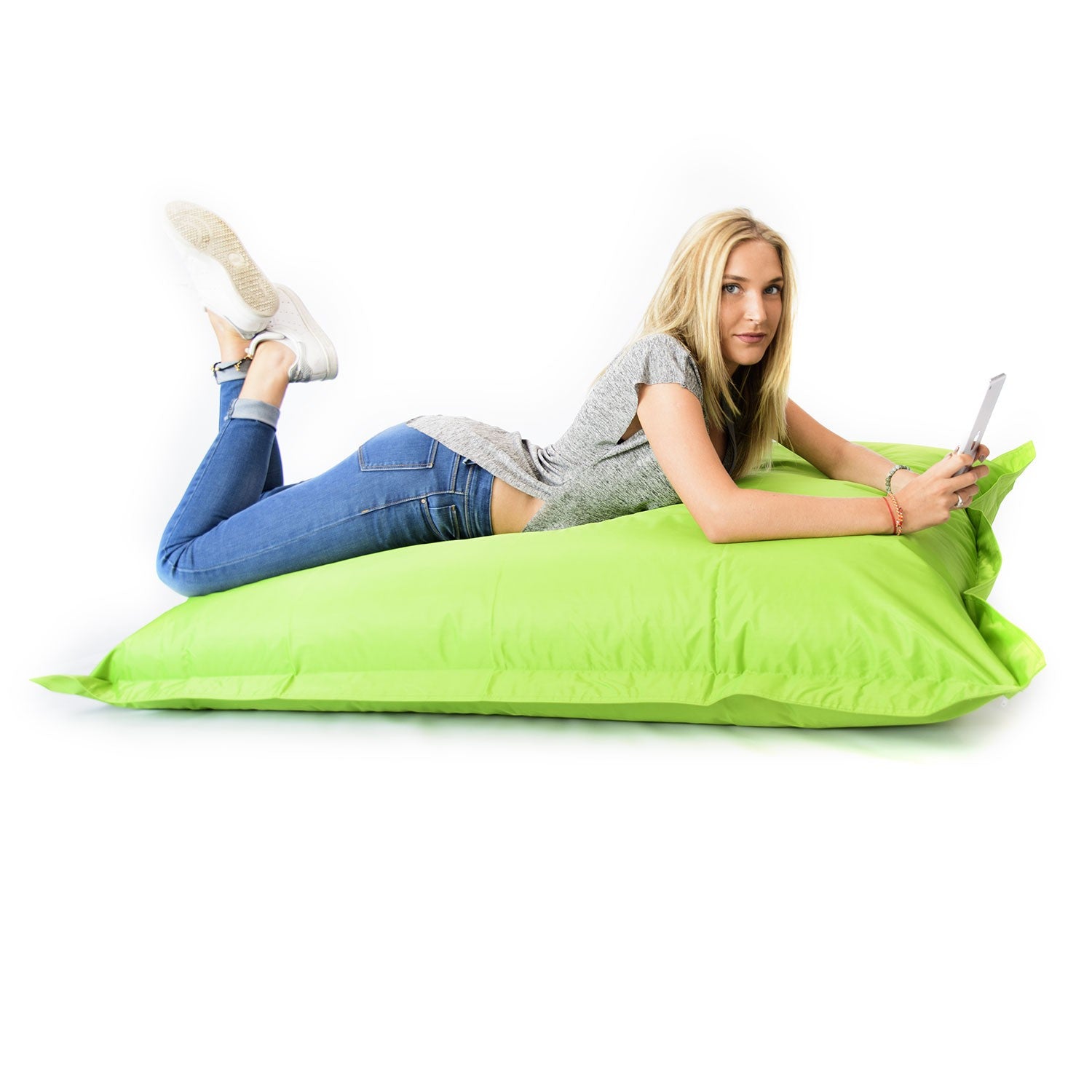 Riesiger XL Pouf Grün