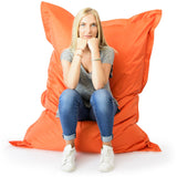 Riesiger XL Hocker Orange