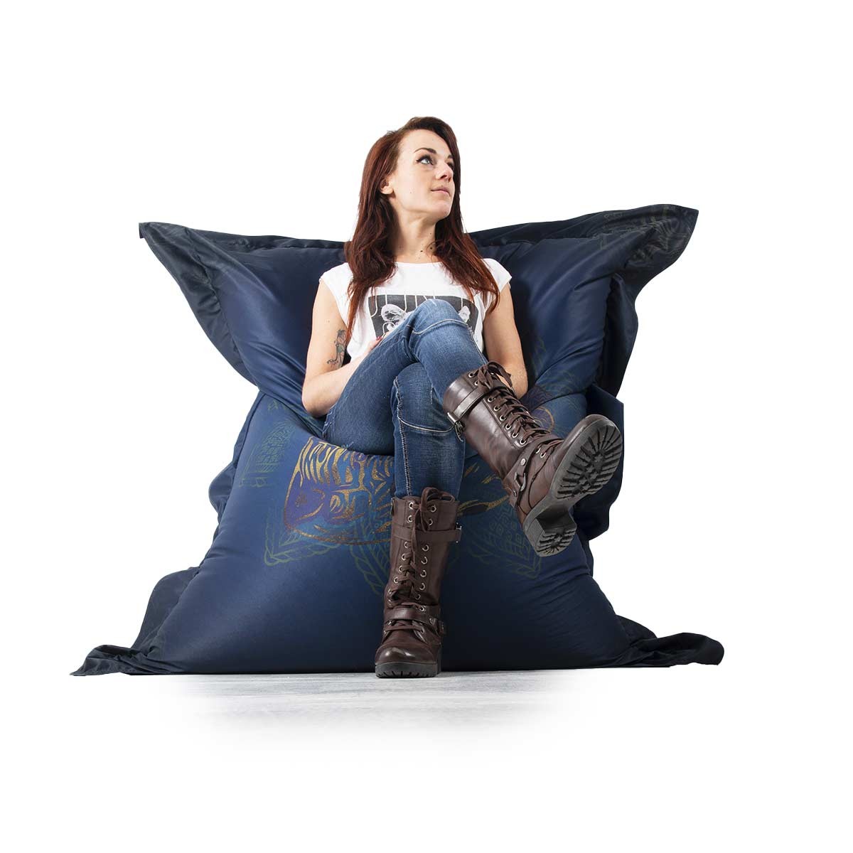 Riesensitzsack ART52® - Goldener Schädel