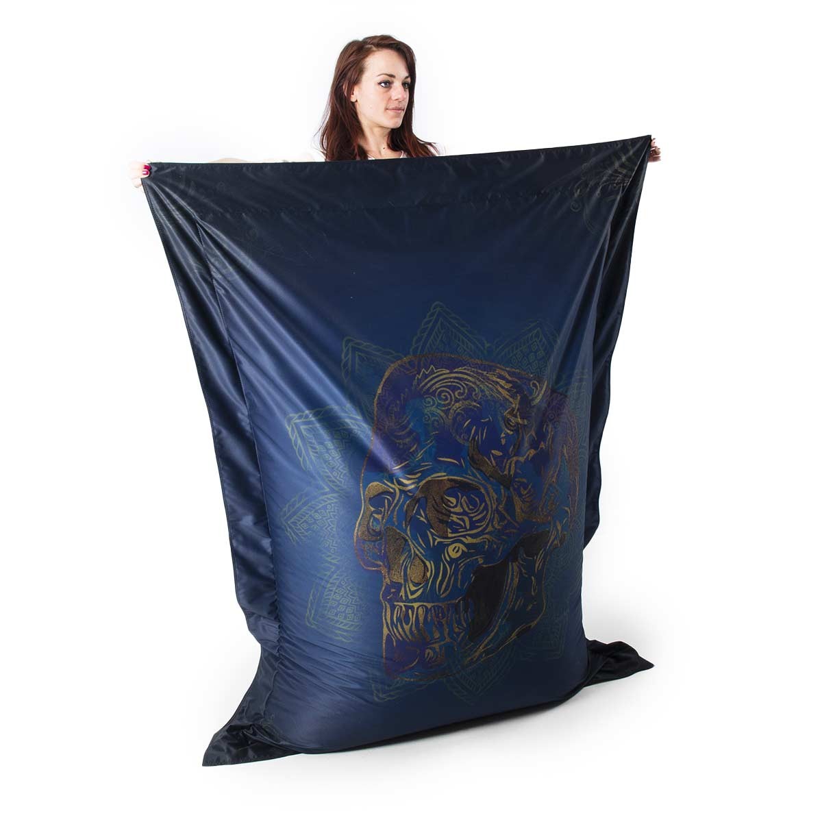 Riesensitzsack ART52® - Goldener Schädel
